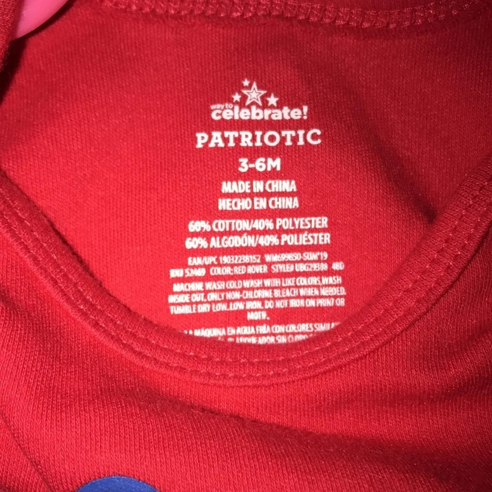 Infant’s Unisex Patriotic Onesie